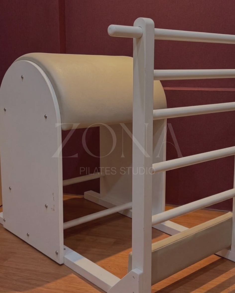 Alat Pilates Lengkap Barrel di ZONA Pilates Studio Bogor